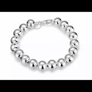 Women’s Sterling Silver.925 Beaded Bracelet
